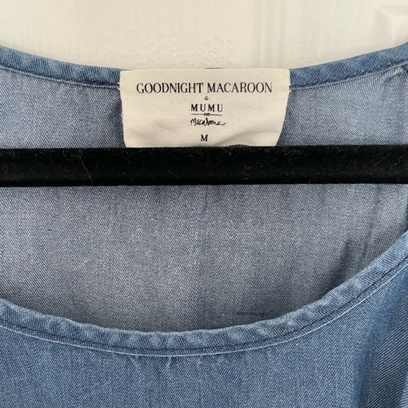 Goodnight Macaroon Denim Top - Picture 2 of 2